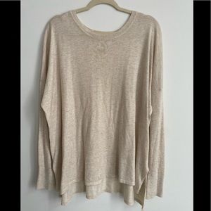 Beige light weight sweater